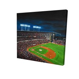 Baseball game - 08x08 Print on canvas