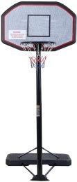 Basketball Hoop System Height Adjustable Basketball Stand for Teens Adults Indoor Outdoor w/Wheels; 43 Inch Backboard Teenagers Indoor Outdoor