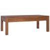 vidaXL Coffee Table 43.3"x23.6"x15.7" Solid Teak Wood