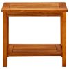 vidaXL Coffee Table 19.7"x13.8"x17.7" Solid Acacia Wood