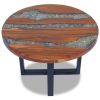 vidaXL Coffee Table Teak Resin 23.6"