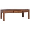 vidaXL Coffee Table 43.3"x23.6"x15.7" Solid Teak Wood