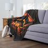 Star Wars, Storm Trooper Jack-o'-lantern Aggretsuko Comics Silk Touch Throw Blanket, 50" x 60"