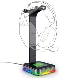 HyperGear 15624 RGB Command Station Headset Stand