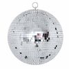 6/8/10/12" Mirror Disco Ball Silver Hanging Reflective Disco Ball Stage Party Decor