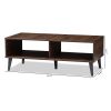 Pierre Mid-Century Modern Wood Coffee Table